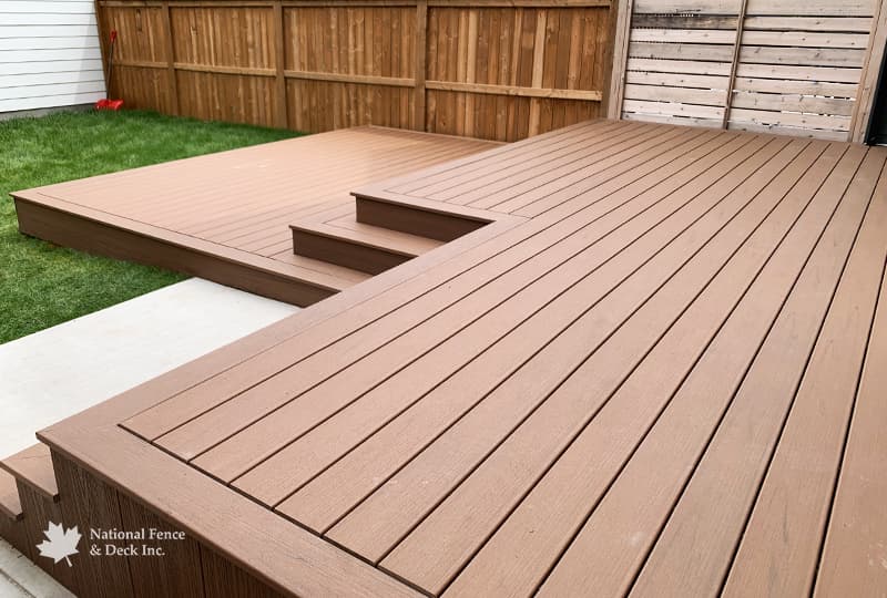 Multi Level Trex Transcend Jasper deck.