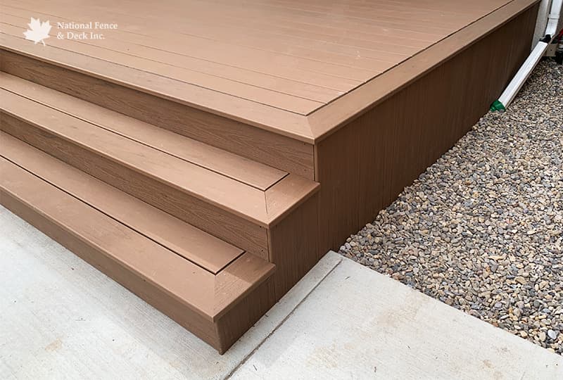 Multi Level Trex Transcend Jasper deck.