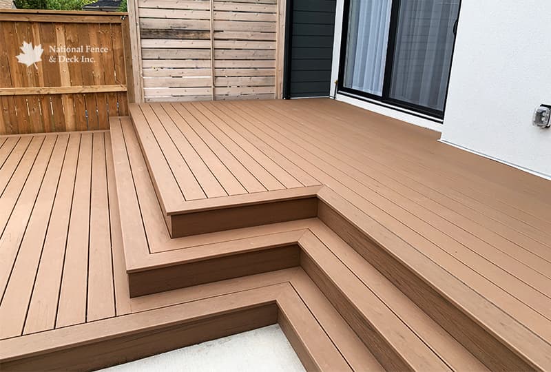 Multi Level Trex Transcend Jasper deck.
