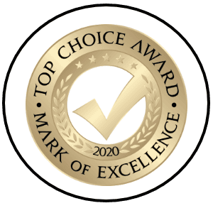 Top Choice Award badge for deck builder.