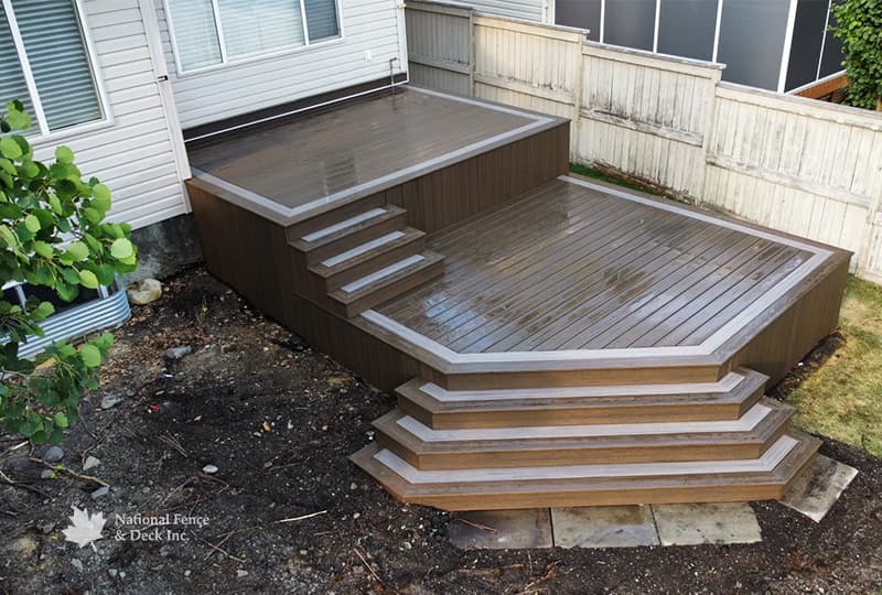 Trex Coastal Bluff and Rocky Harbor deck.