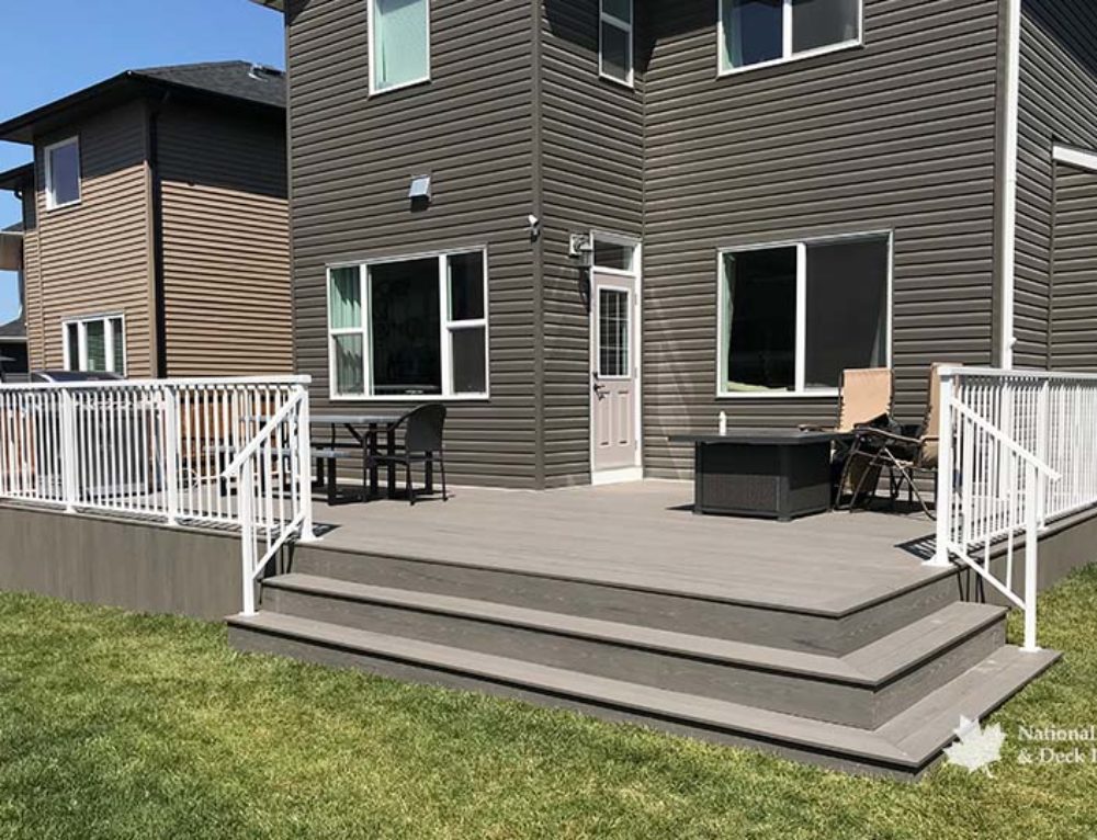 Custom Decks Calgary, AB Composite decking National Fence and Deck