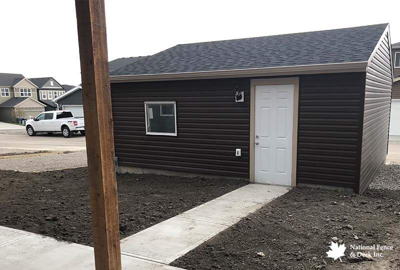 Custom Garages Calgary, Alberta from National Fence and Deck