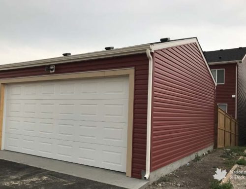 22′ x 22′ Garage with Curb walls