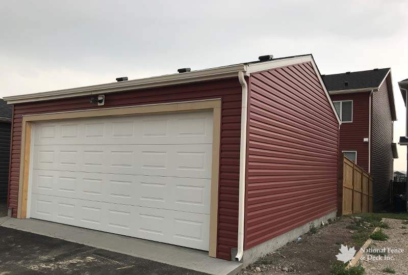 Custom Garages Calgary, Alberta from National Fence and Deck