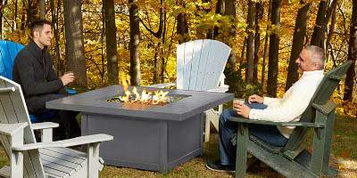 backyard fire table