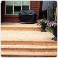 cedar decking