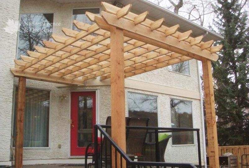 Cedar pergola in Bowness