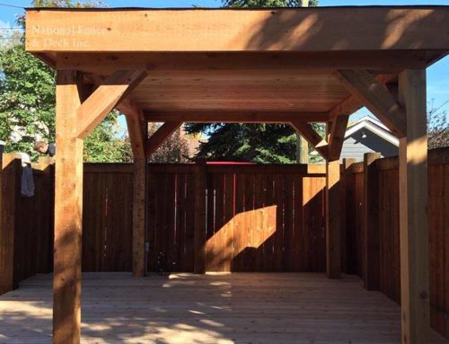 Covered deck gazebo