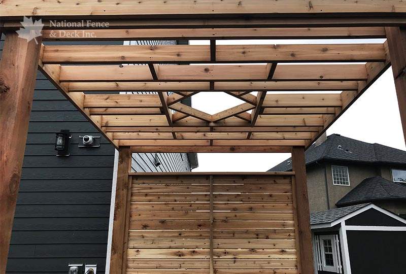 Custom design pergola