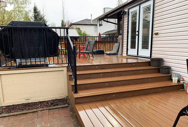 Timbertech Brown Oak Deck