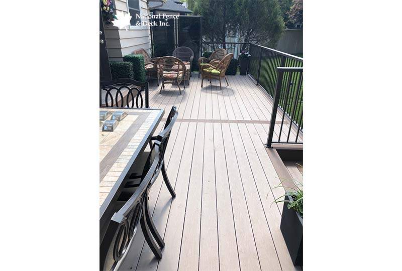 Timbertech Deck With Aluminum Railing