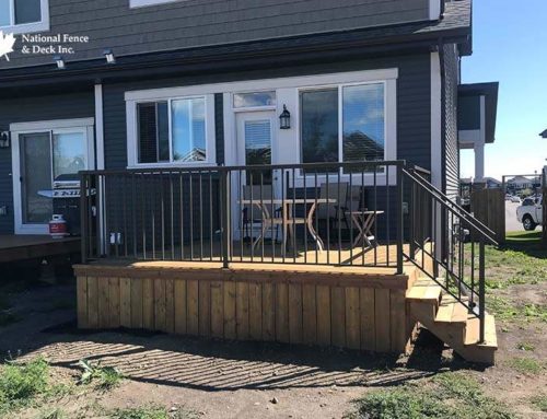 Pressure Treated Deck With Matching Skirting