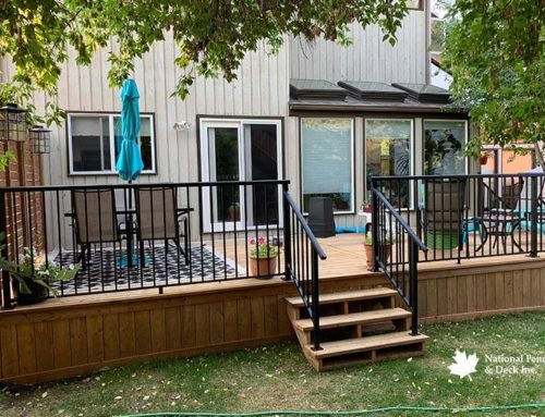 Pressure Treated Deck With Privacy Wall