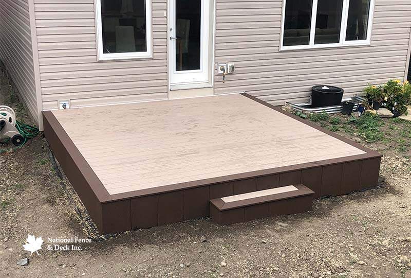 Timbertech Terrain Rustic Elm and Sandy Birch Composite Decking