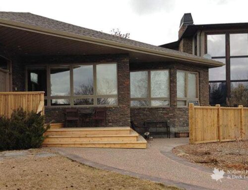 Cedar front porch